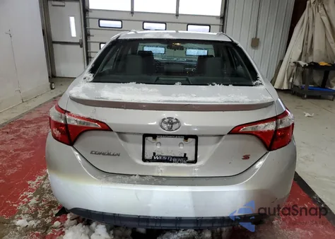 2016 Toyota Corolla L z USA, uszkodzony, nr VIN 2T1BURHE8GC605045